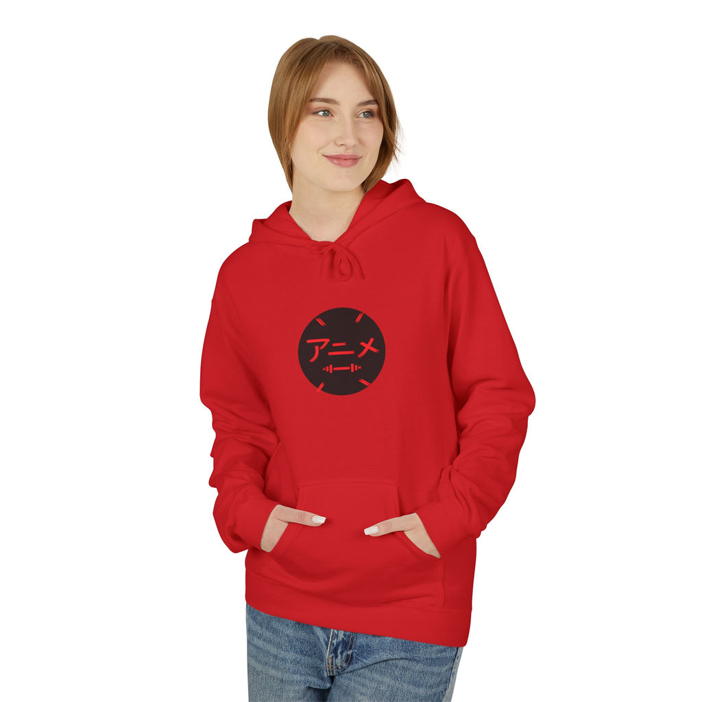 Anime Athletics Hoodie — Anime Gym Hoodie with Kanji Logo