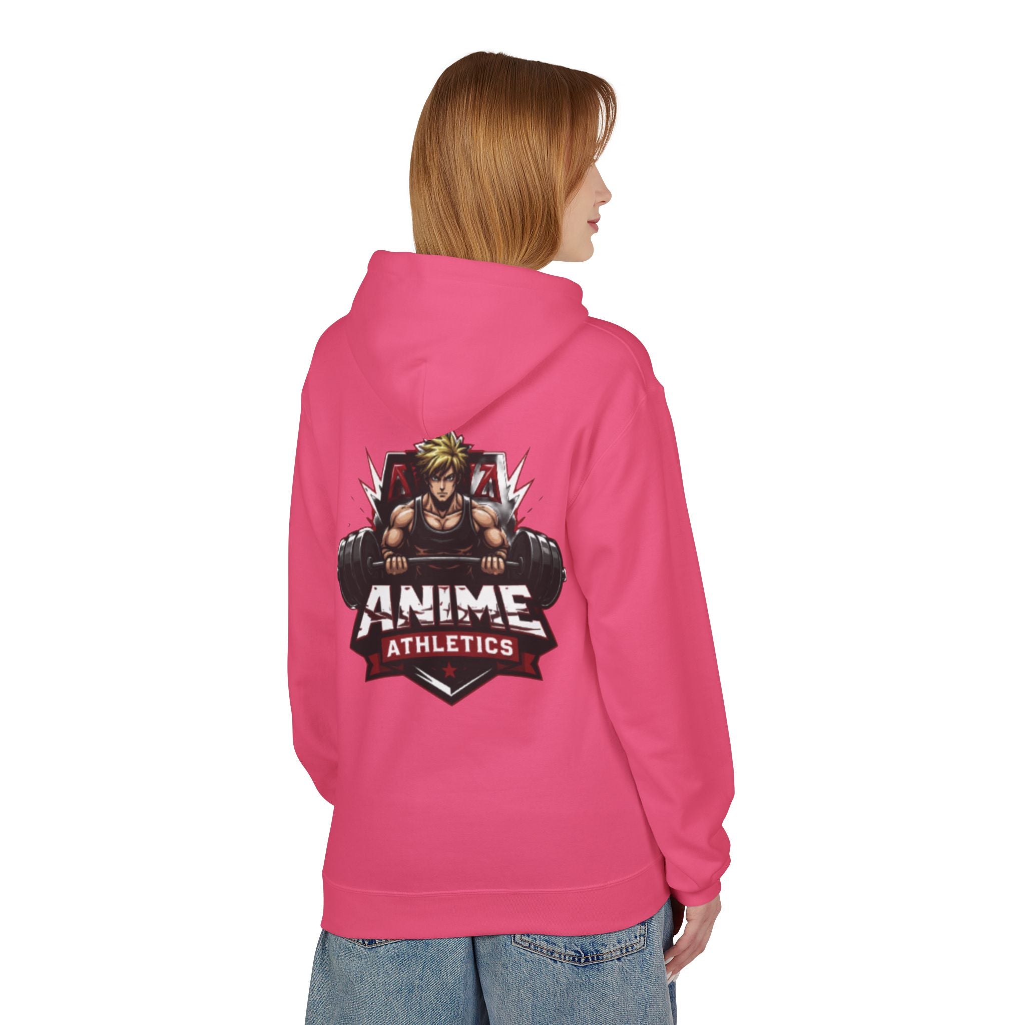 Anime Athletics Hoodie — Anime Gym Hoodie with Kanji Logo