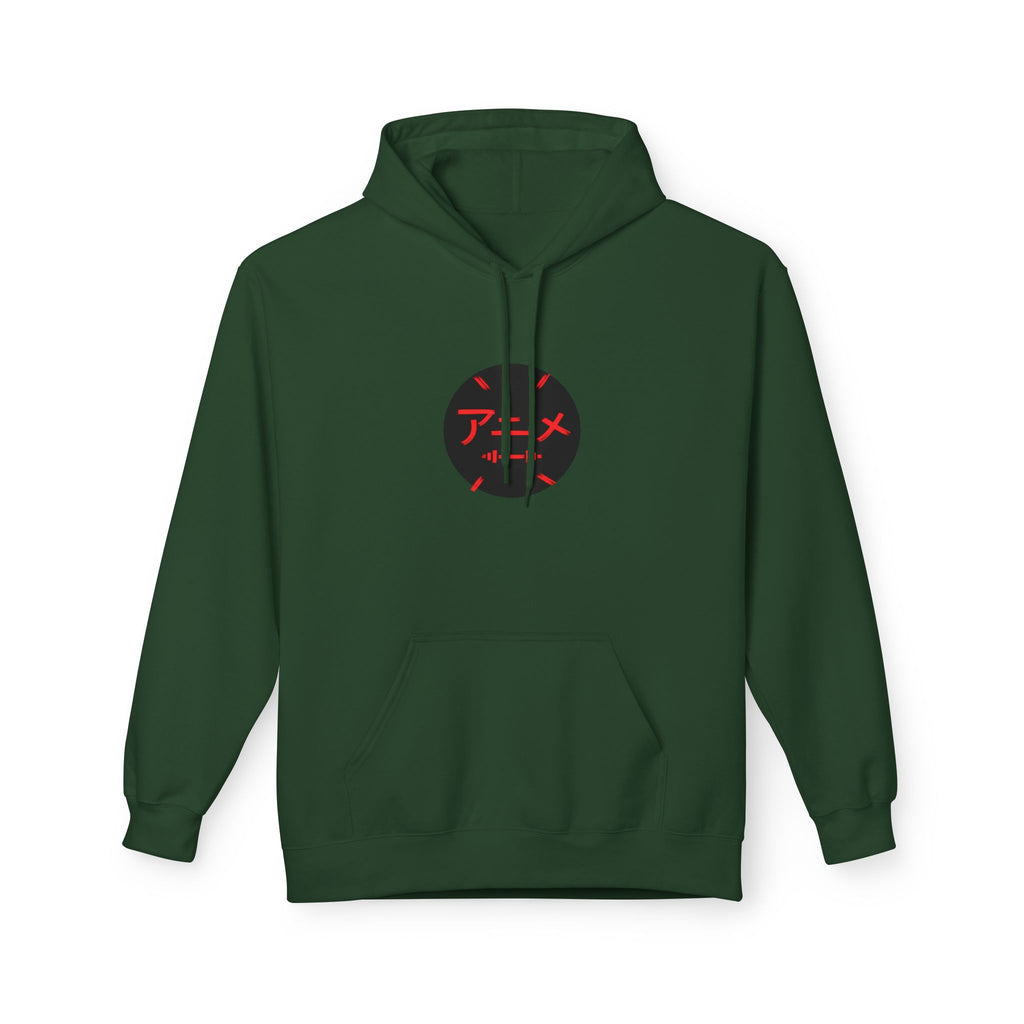 Anime Athletics Hoodie — Anime Gym Hoodie with Kanji Logo