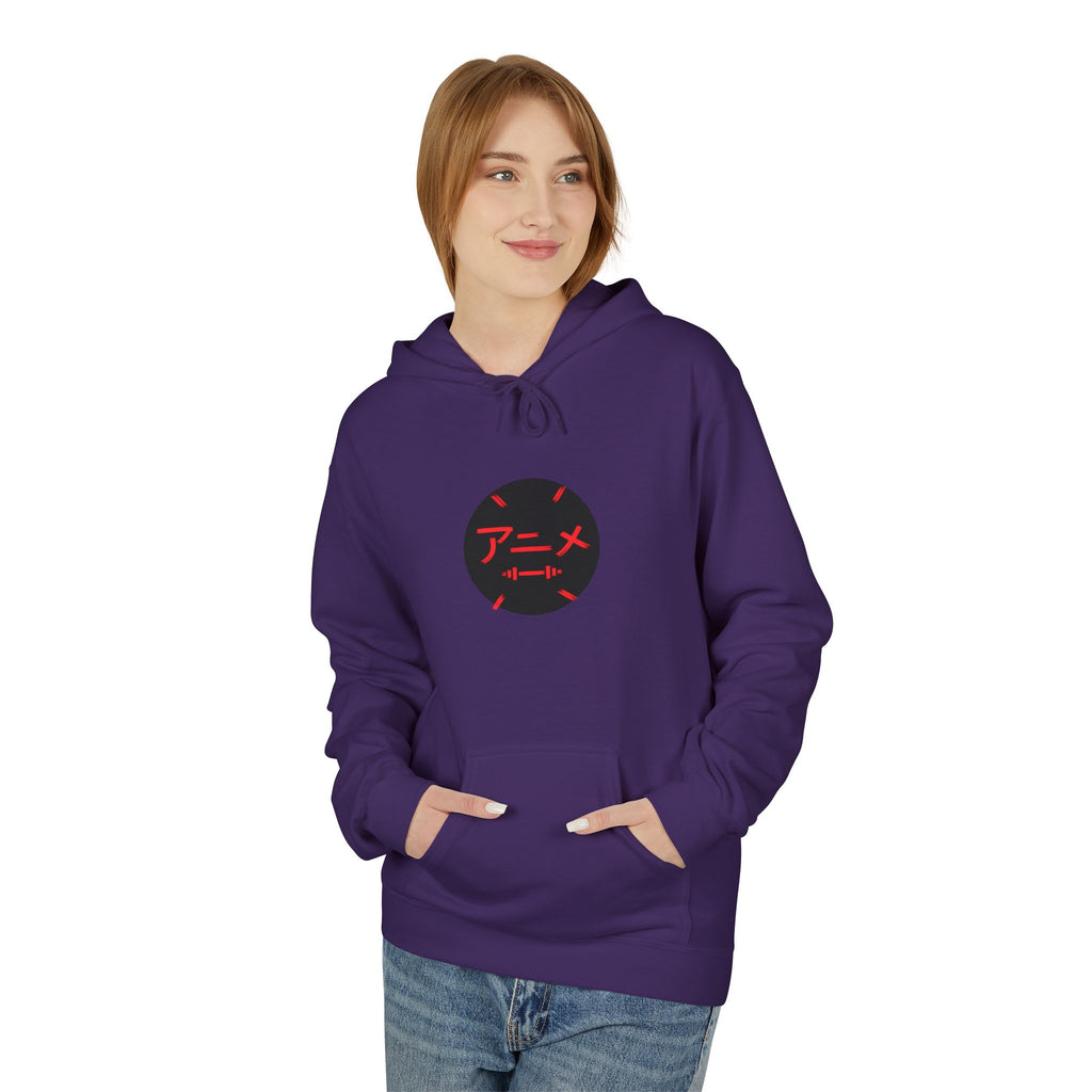 Anime Athletics Hoodie — Anime Gym Hoodie with Kanji Logo