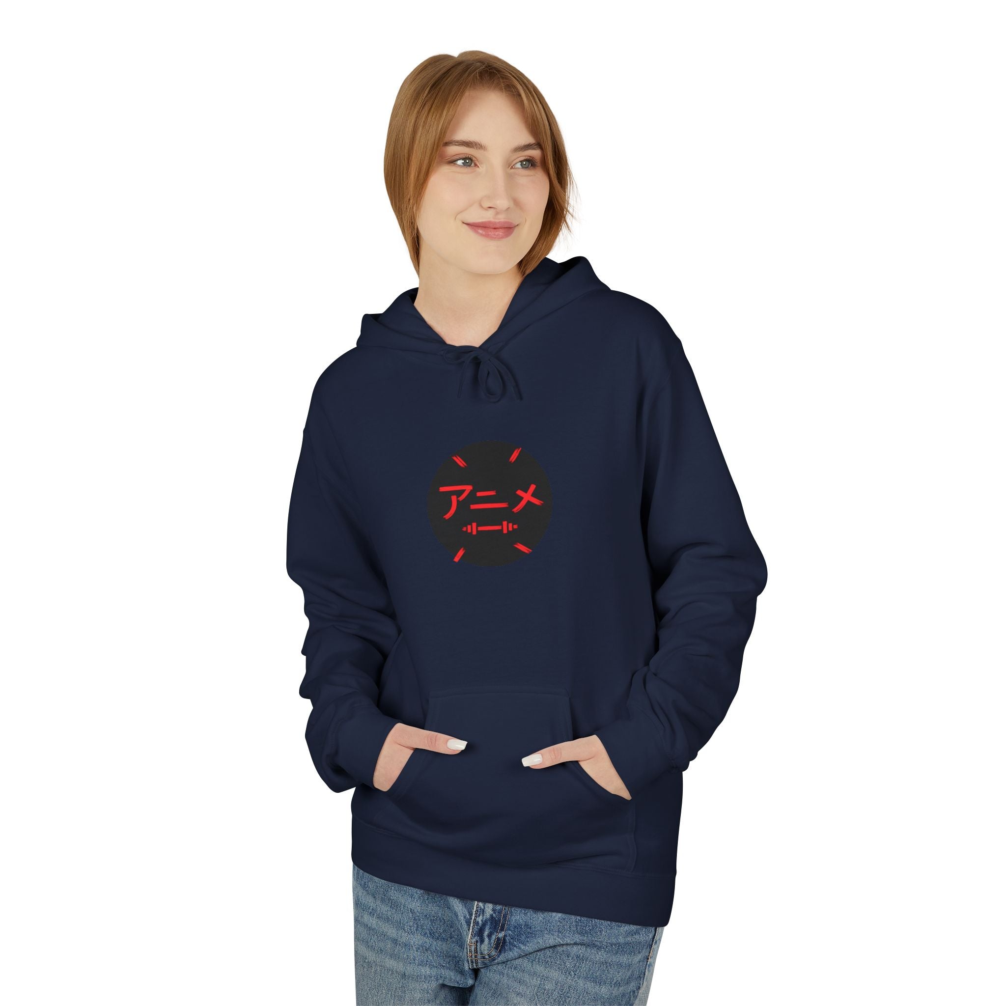 Anime Athletics Hoodie — Anime Gym Hoodie with Kanji Logo