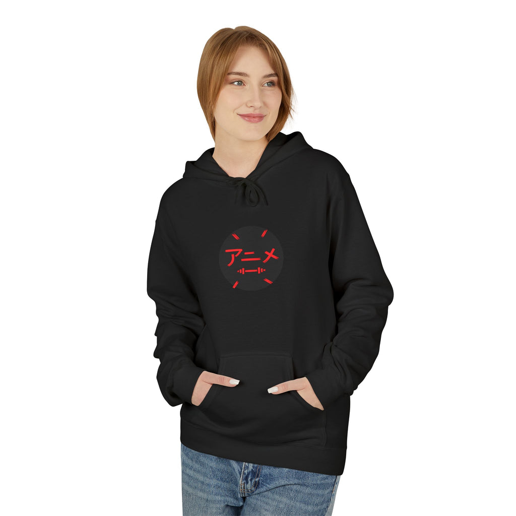 Anime Athletics Hoodie — Anime Gym Hoodie with Kanji Logo