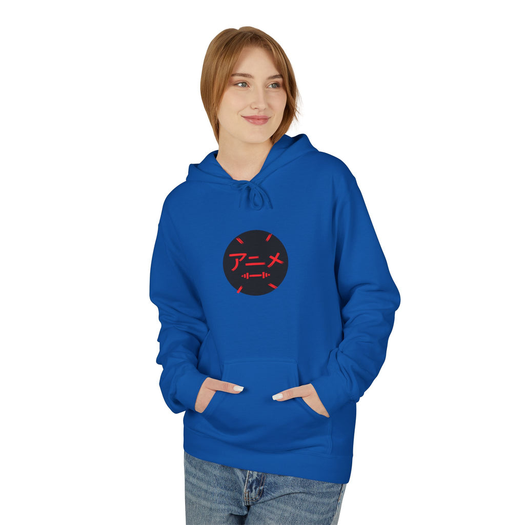 Anime Athletics Hoodie — Anime Gym Hoodie with Kanji Logo