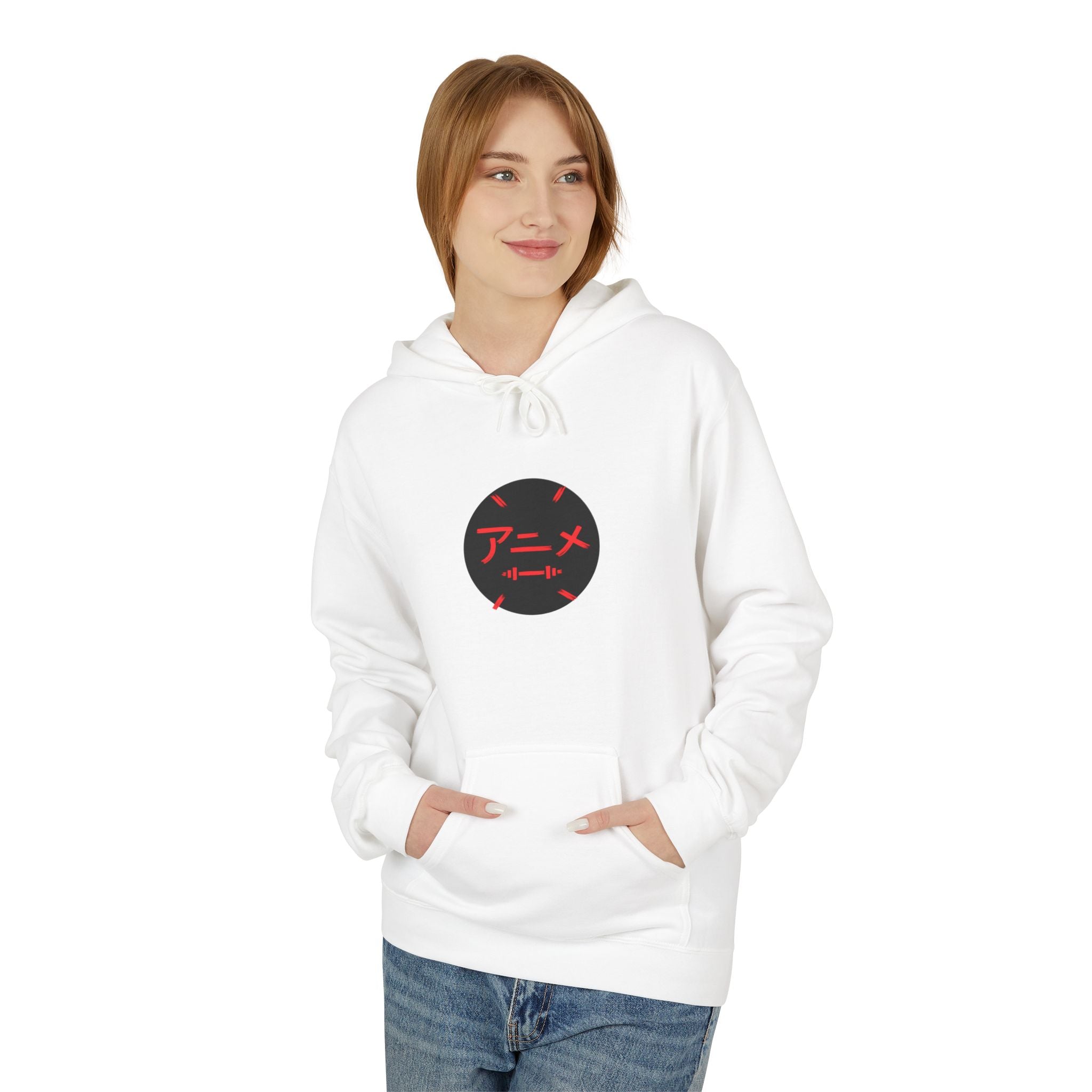 Anime Athletics Hoodie — Anime Gym Hoodie with Kanji Logo