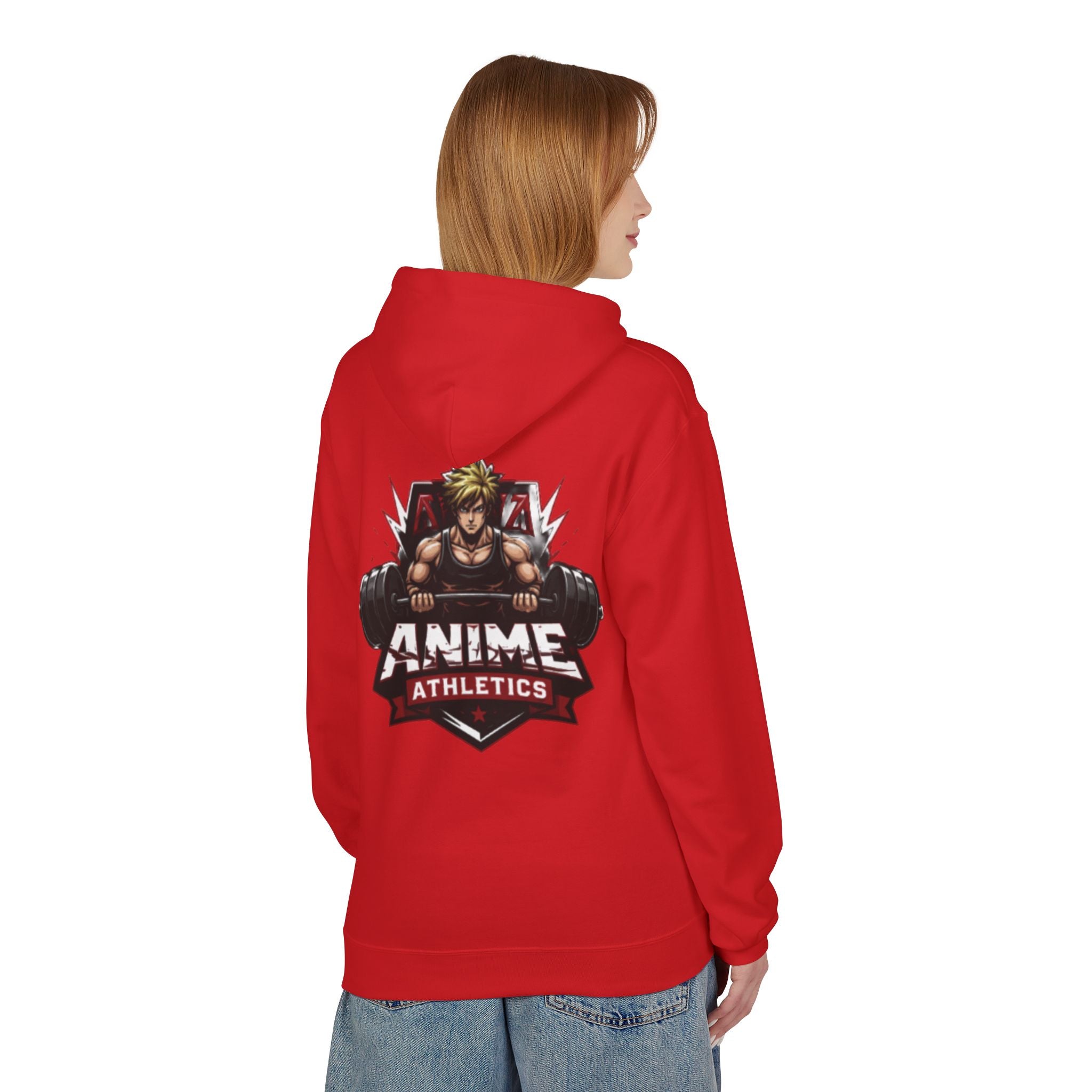 Anime Athletics Hoodie — Anime Gym Hoodie with Kanji Logo