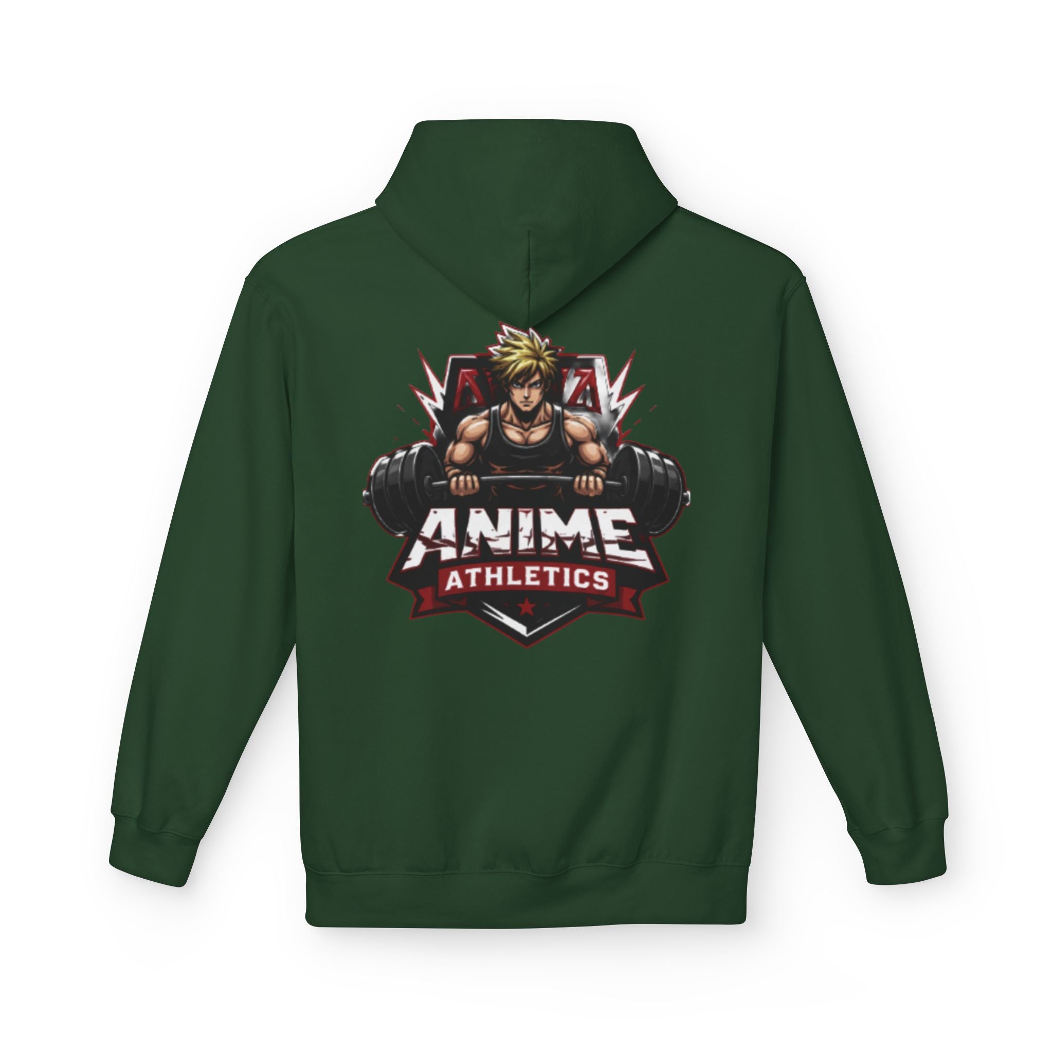 Anime Athletics Hoodie — Anime Gym Hoodie with Kanji Logo