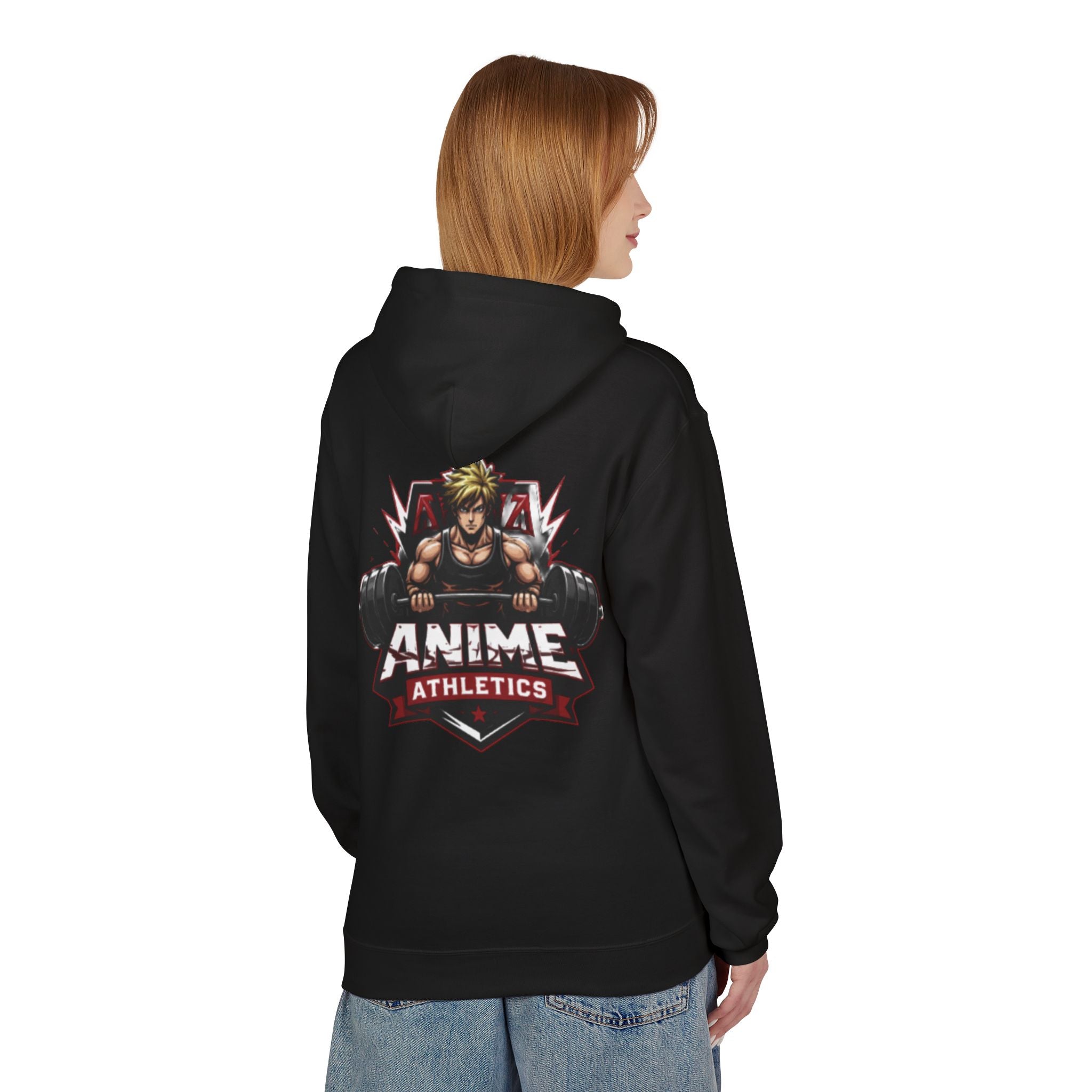 Anime Athletics Hoodie — Anime Gym Hoodie with Kanji Logo
