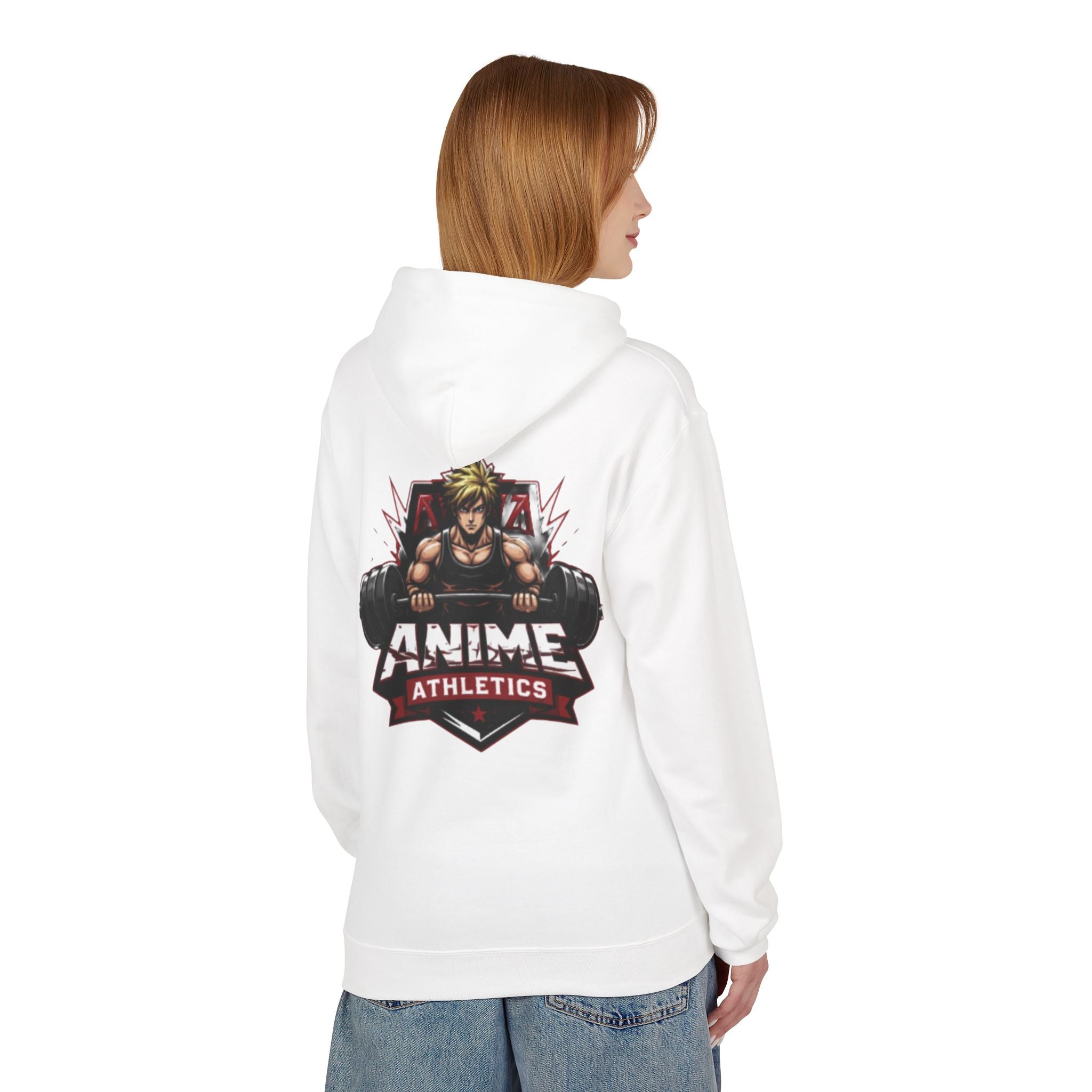 Anime Athletics Hoodie — Anime Gym Hoodie with Kanji Logo