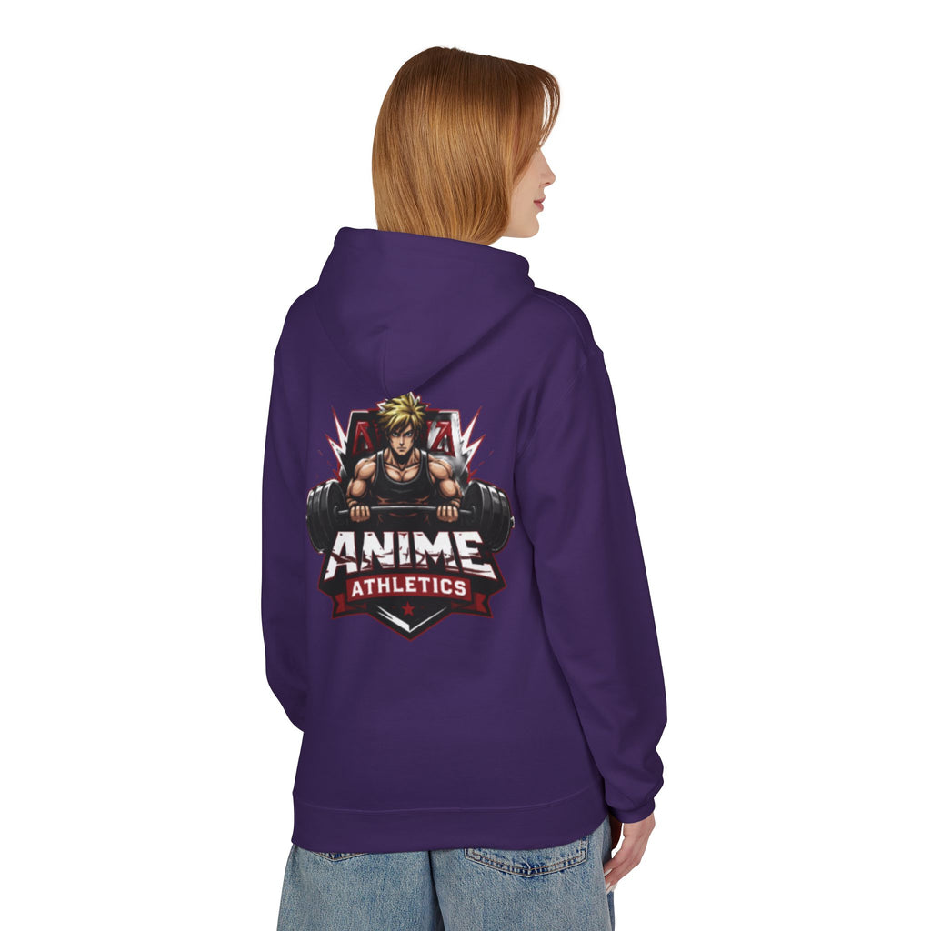 Anime Athletics Hoodie — Anime Gym Hoodie with Kanji Logo