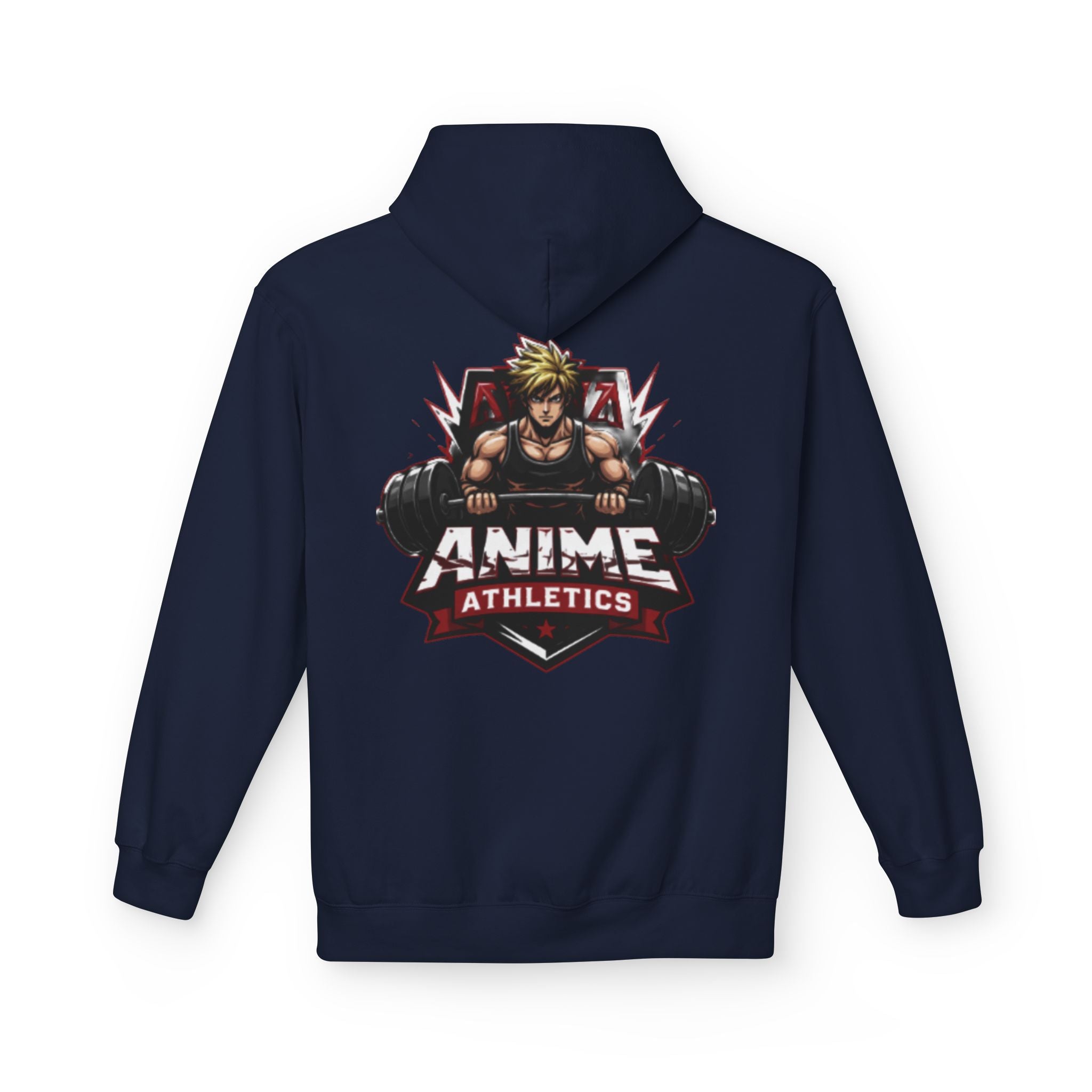 Anime Athletics Hoodie — Anime Gym Hoodie with Kanji Logo