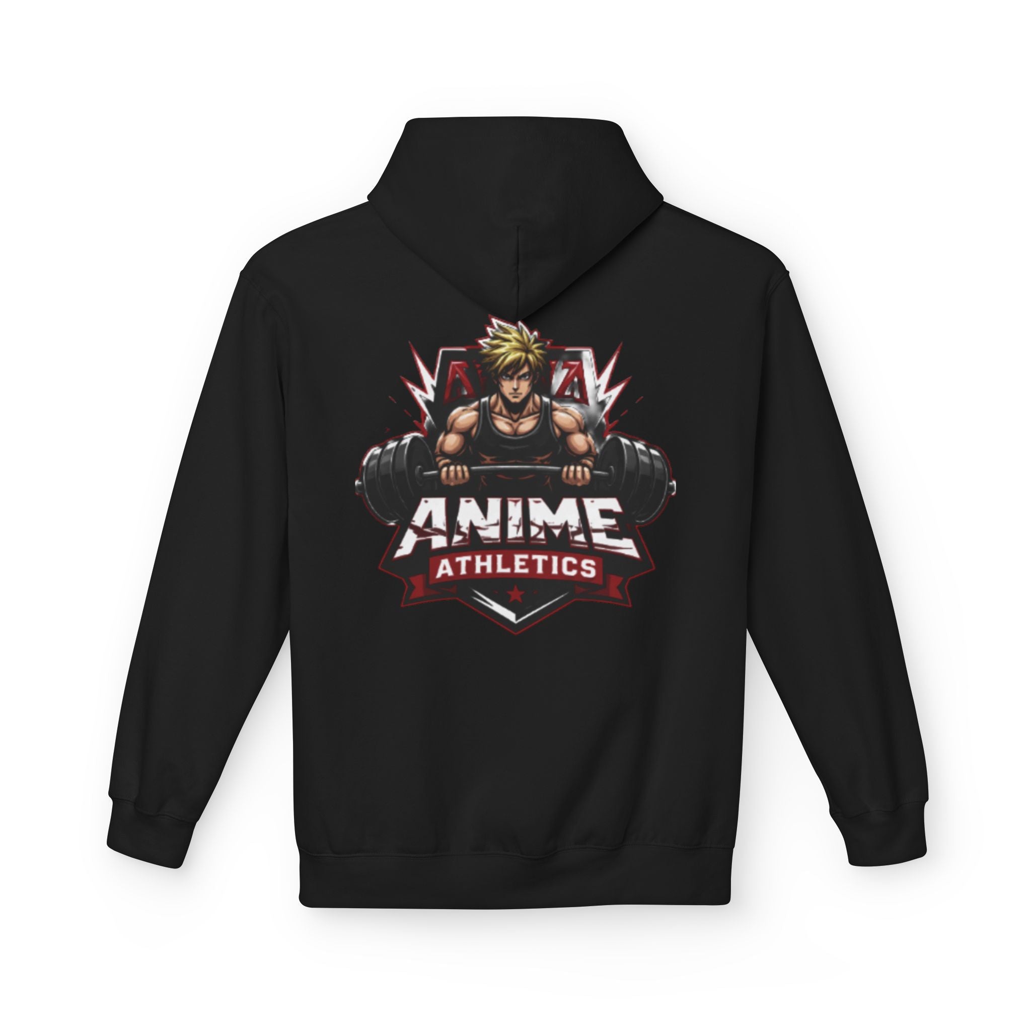 Anime Athletics Hoodie — Anime Gym Hoodie with Kanji Logo