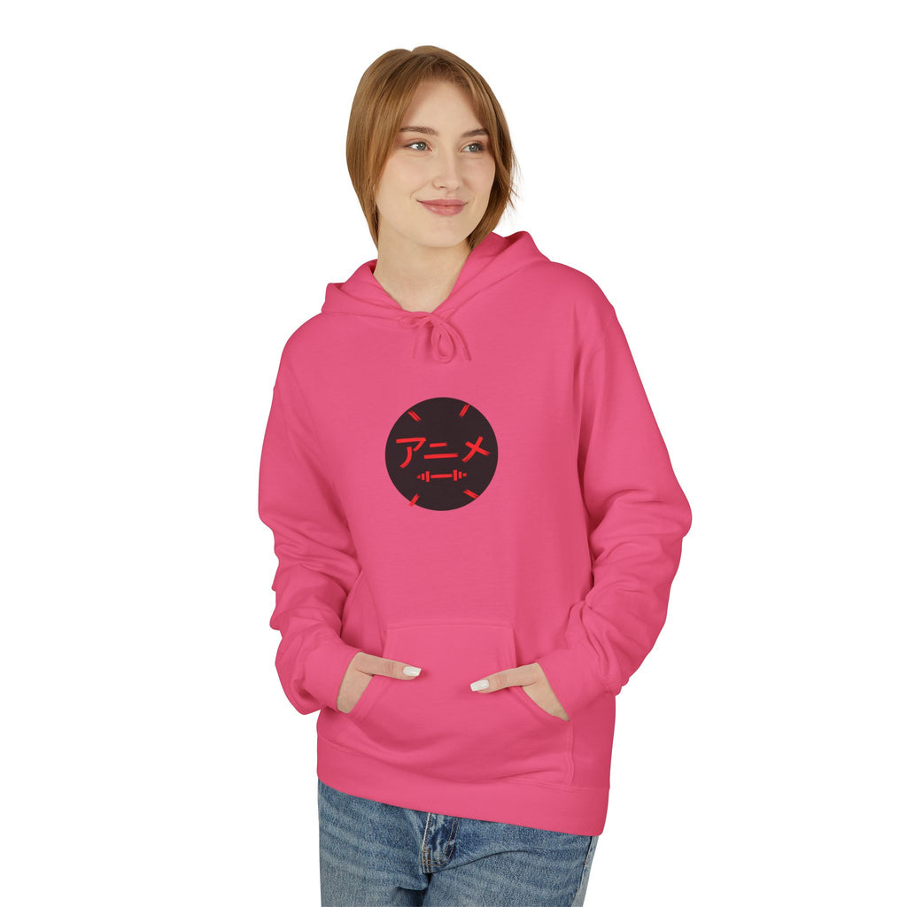 Anime Athletics Hoodie — Anime Gym Hoodie with Kanji Logo