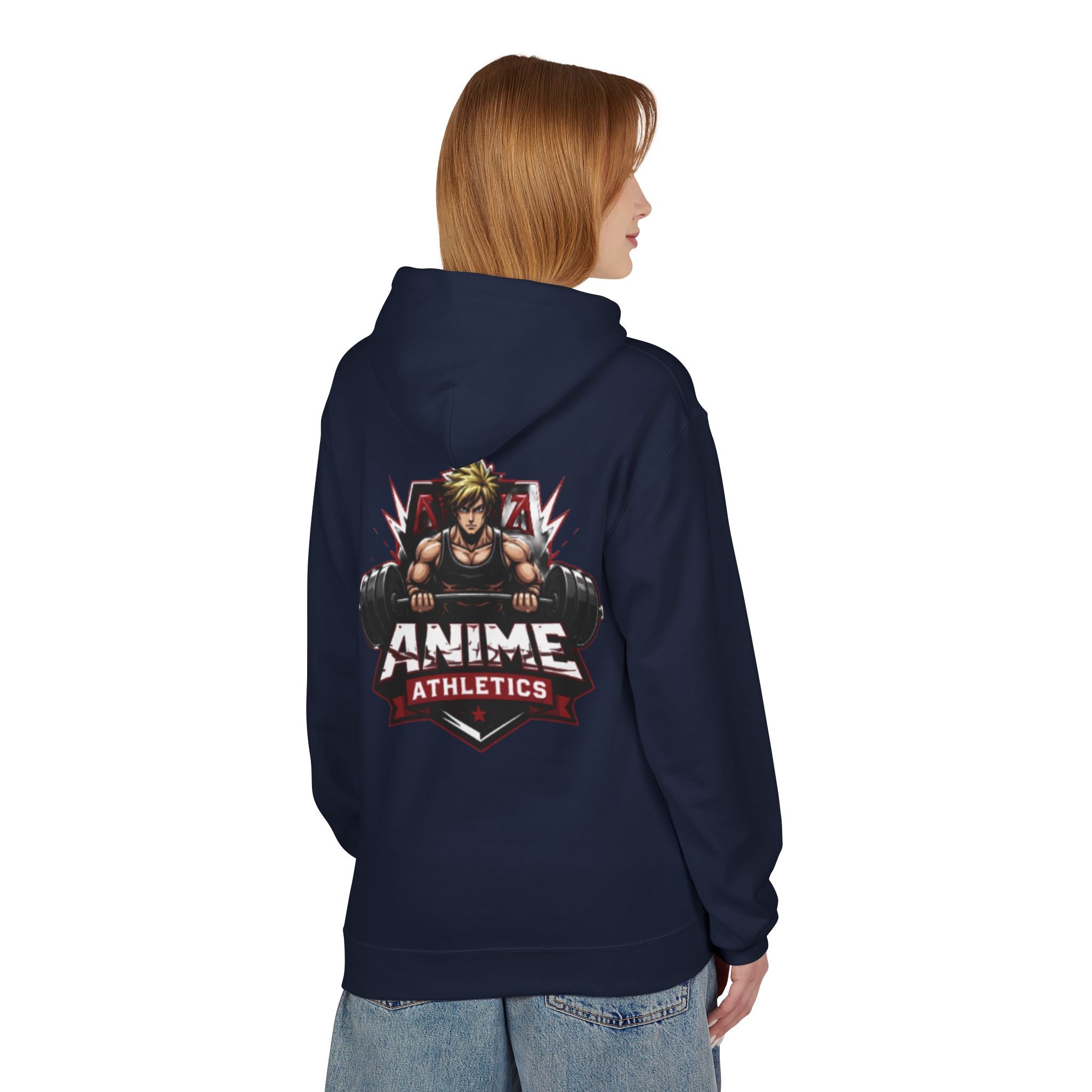 Anime Athletics Hoodie — Anime Gym Hoodie with Kanji Logo